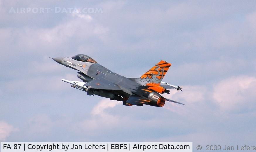 FA-87, SABCA F-16AM Fighting Falcon C/N 6H-87, Belgium Air Force