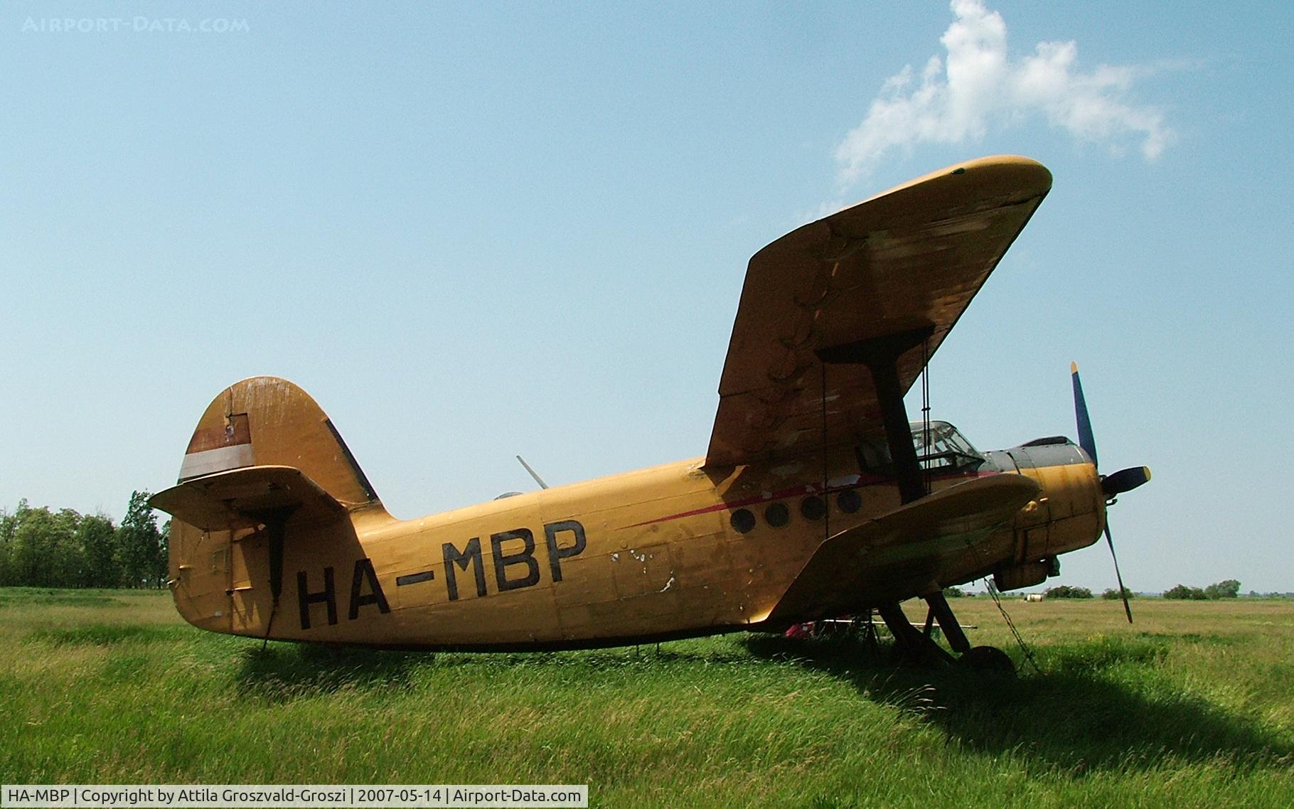 HA-MBP, 1976 PZL-Mielec An-2R C/N 1G167-46, Gyomaendröd off airport