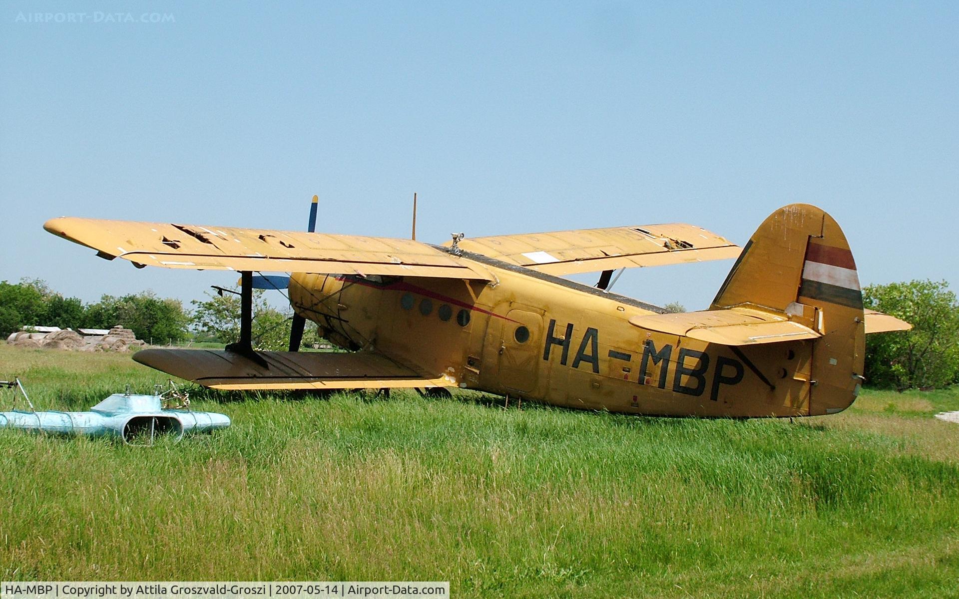 HA-MBP, 1976 PZL-Mielec An-2R C/N 1G167-46, Gyomaendröd off airport