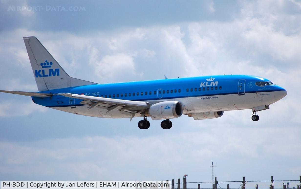 PH-BDD, 1986 Boeing 737-306 C/N 23540, KLM Boeing 737