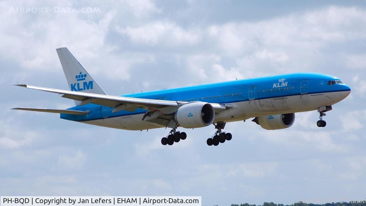 PH-BQD, 2003 Boeing 777-206/ER C/N 33713, KLM Boeing 777