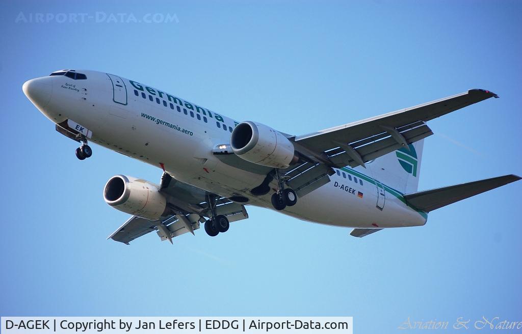 D-AGEK, 1991 Boeing 737-3M8 C/N 25015, Germania Boeing 737