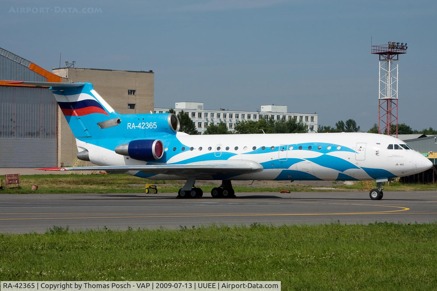 RA-42365, 1989 Yakovlev Yak-42D C/N 4520424811447, Aeroflot-Plus