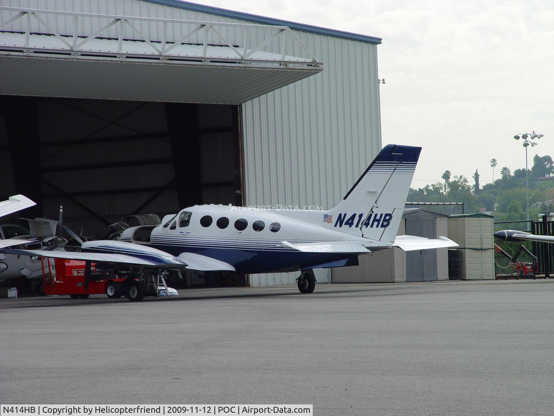 N414HB, 1978 Cessna 414A Chancellor C/N 414A0210, Being worked on at Howard Aviation