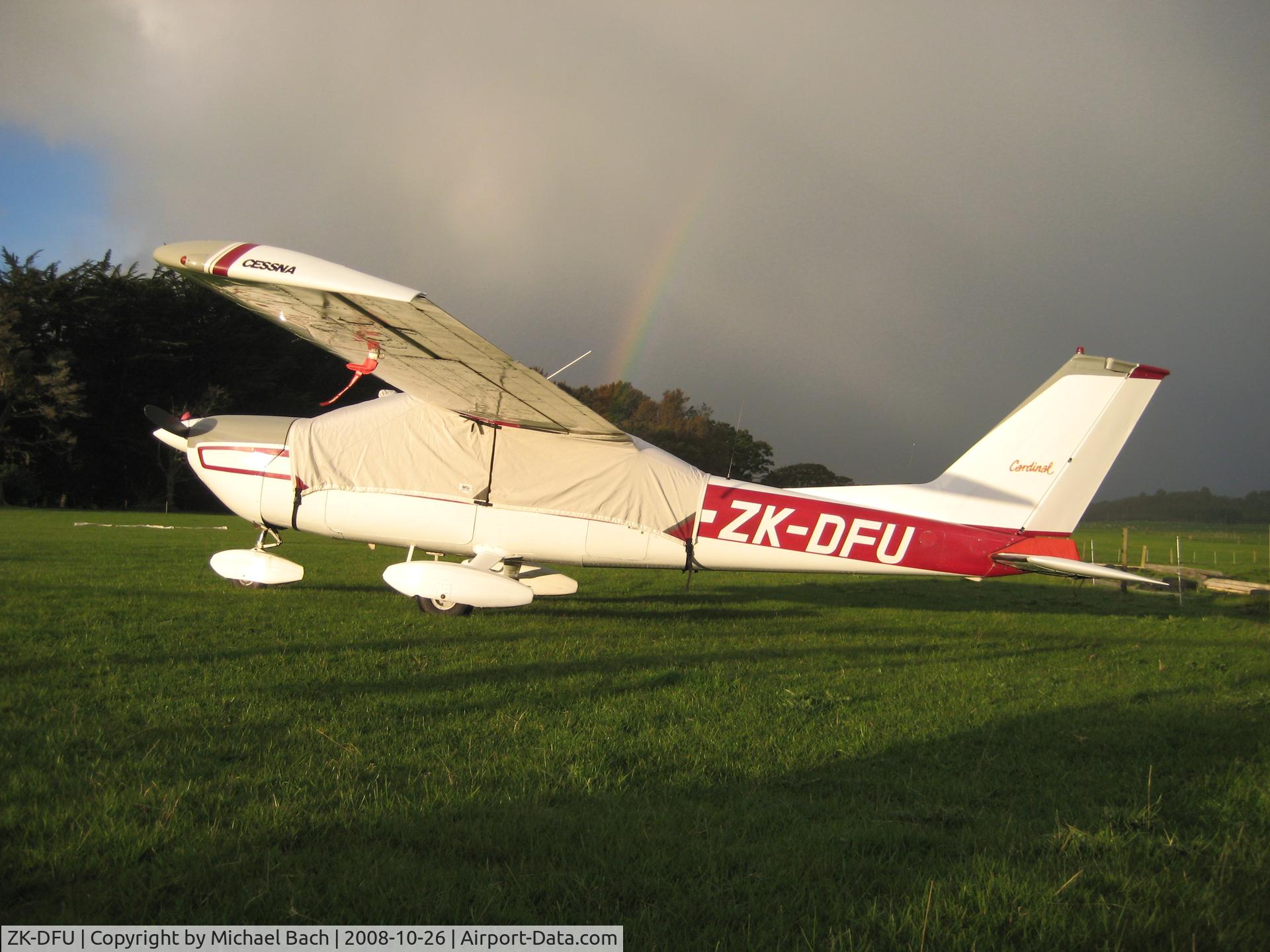 ZK-DFU, 1972 Cessna 177B Cardinal C/N 17701663, ZK-DFU at Ohakune