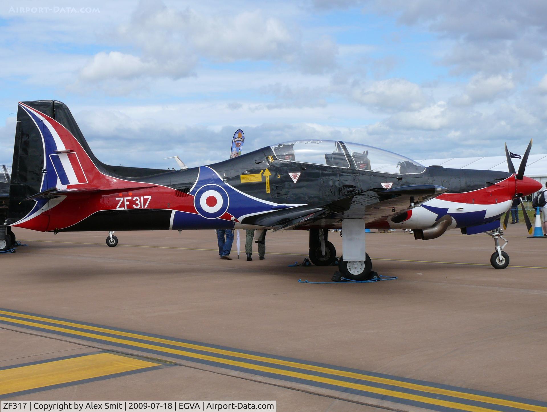 ZF317, Short S-312 Tucano T1 C/N S098/T69, Embraer SD312 Tucano T1 ZF317 Royal Air Force
