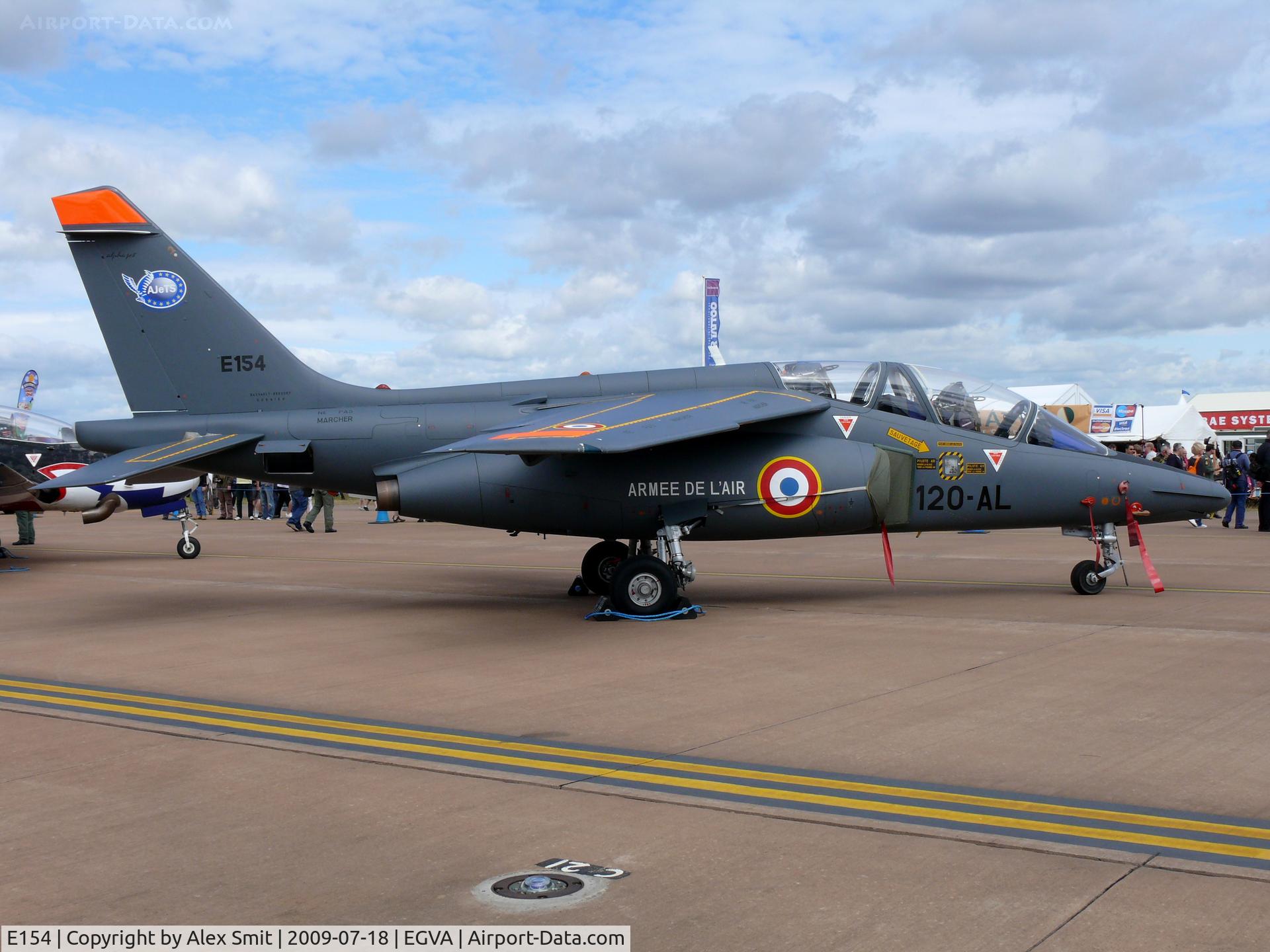 E154, Dassault-Dornier Alpha Jet E C/N E154, Dassault Dornier Alpha Jet E E154/120-AL French Air Force