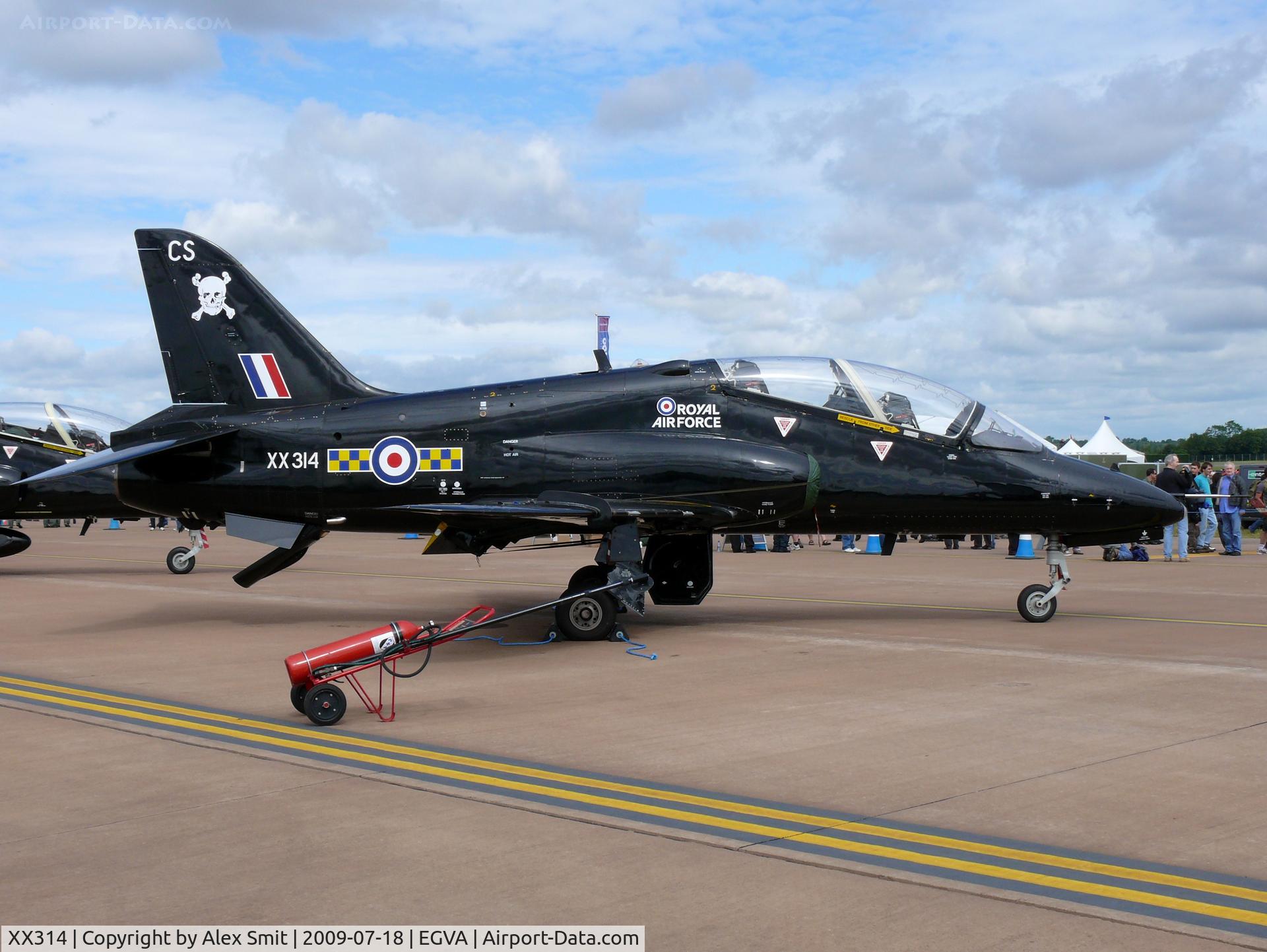 XX314, 1980 Hawker Siddeley Hawk T.1W C/N 150/312139, Hawker Hawk T1W XX314/CS Royal Air Force
