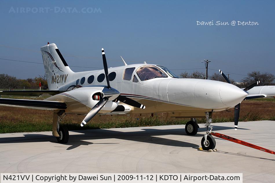N421VV, 1975 Cessna 421B Golden Eagle C/N 421B0959, denton