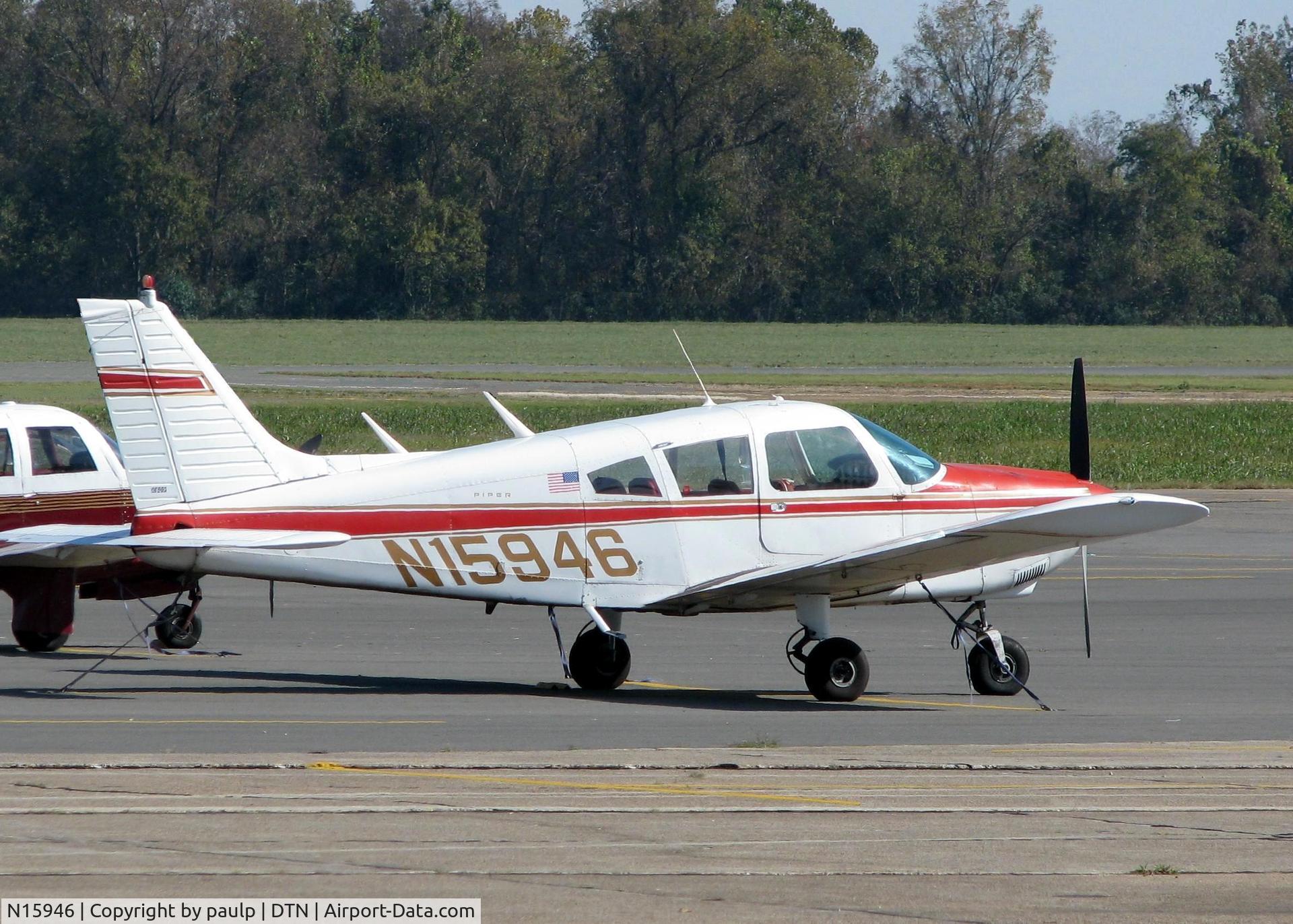 N15946, 1973 Piper PA-28-180 C/N 28-7305195, At Downtown Shreveport.