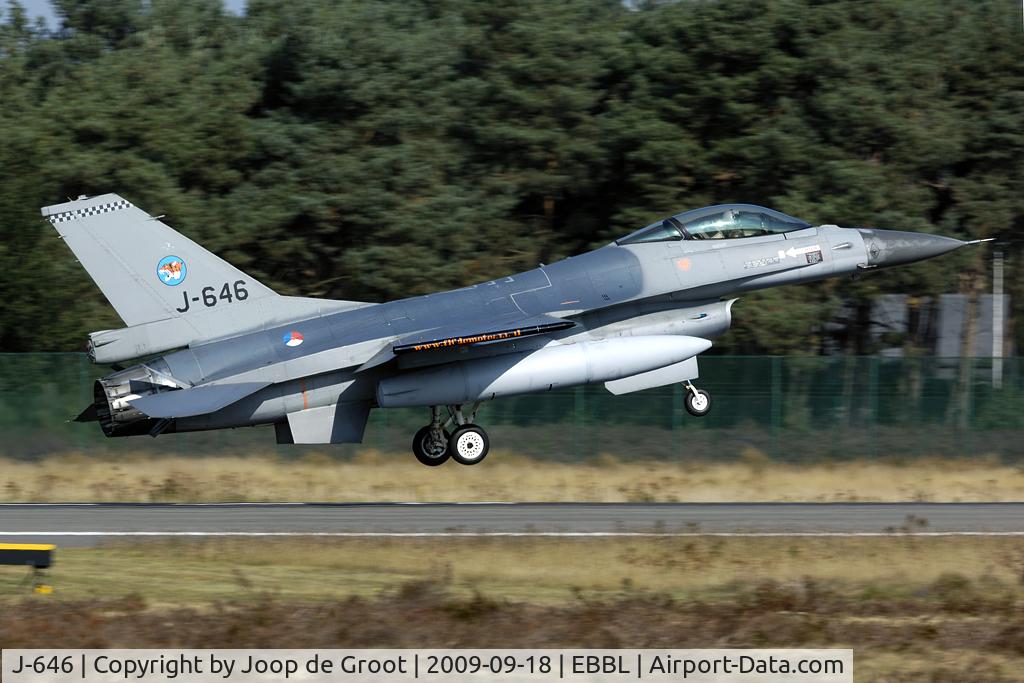 J-646, Fokker F-16AM Fighting Falcon C/N 6D-78, return from a Tiger Meet mssion