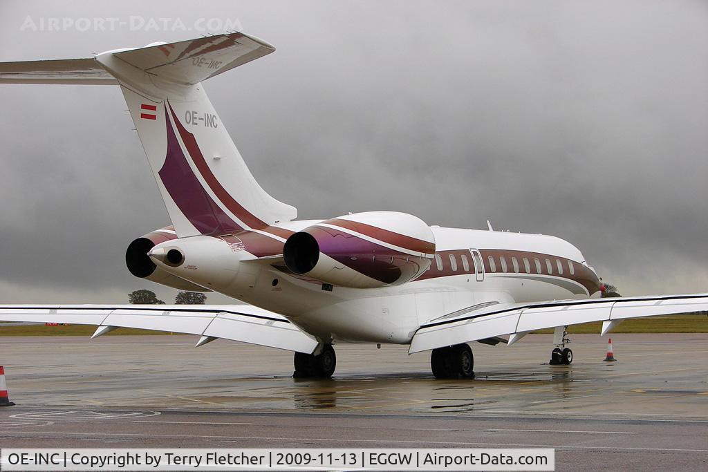 OE-INC, 2006 Bombardier BD-700-1A10 Global 5000 C/N 9168, Global 500 at Luton