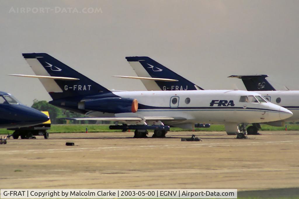 G-FRAT, 1967 Dassault Falcon (Mystere) 20DC C/N 87, Dassault Falcon (Mystere) 20DC at Durham Tees valley Airport.