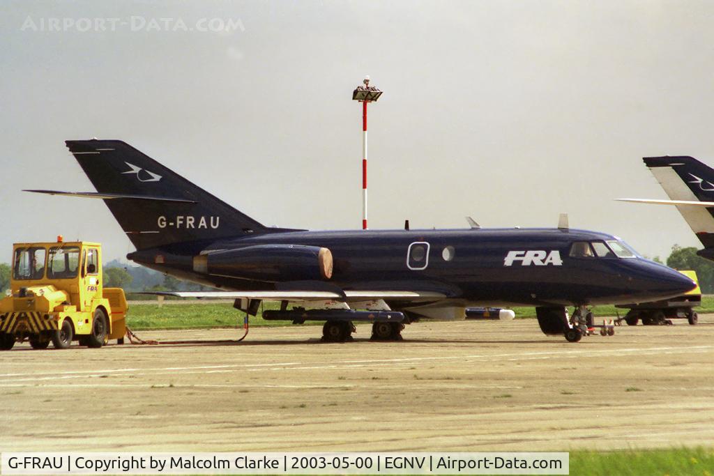 G-FRAU, 1967 Dassault Falcon (Mystere) 20C C/N 97, Dassault Falcon (Mystere) 20DC at Durham Tees Valley Airport, UK.