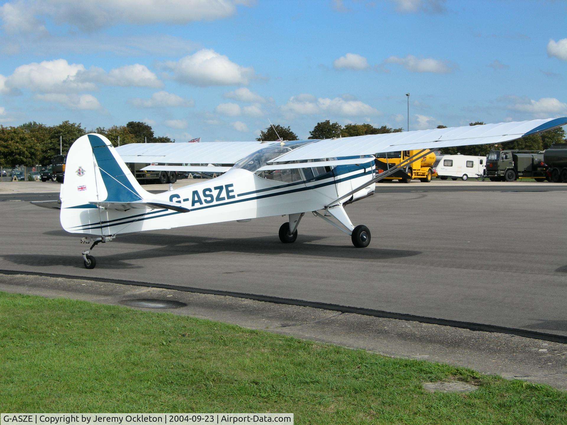 G-ASZE, 1964 Beagle A-61 Terrier 2 C/N B.636, G-ASZE at yeovilton charity day (RNHF)