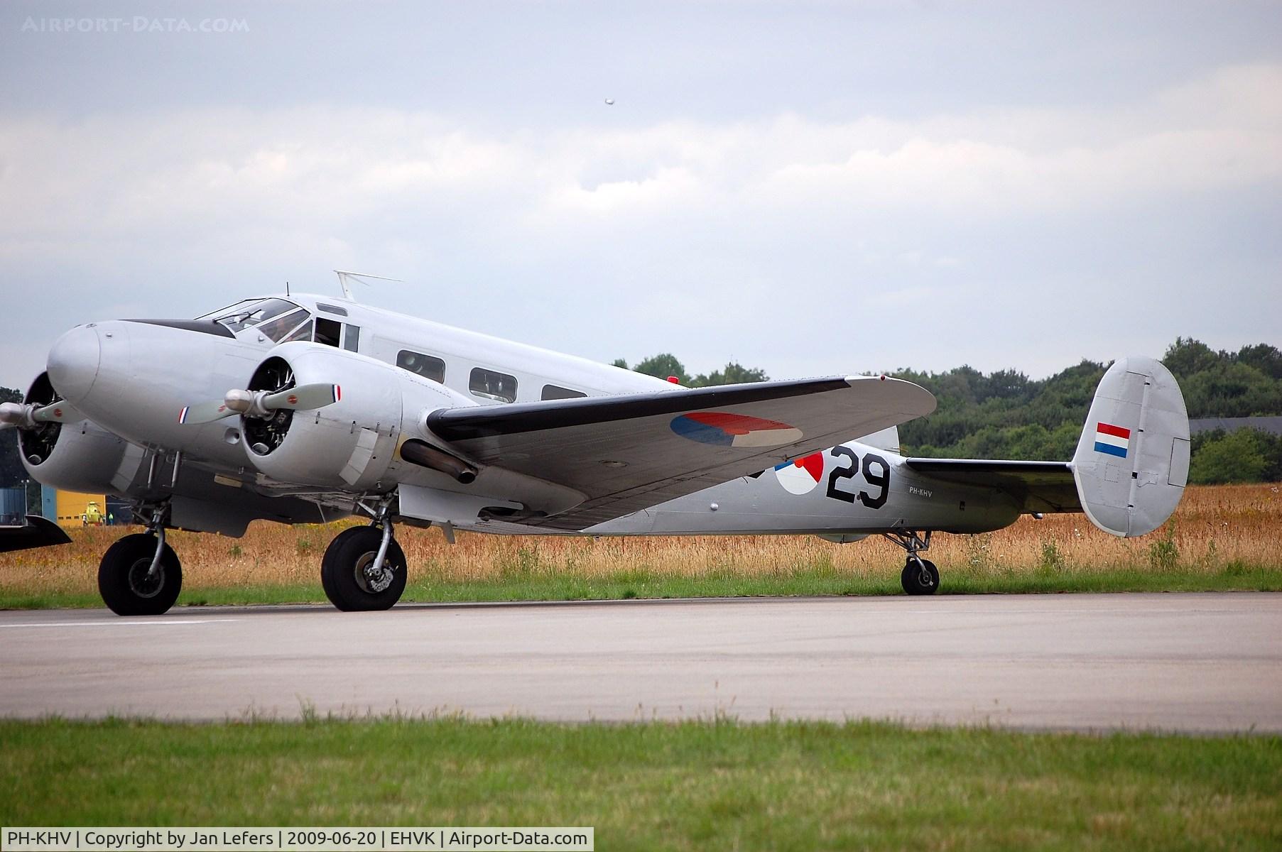 PH-KHV, 1952 Beech Expeditor 3NM (D18S) C/N A-904/CA-254, Dutch Historical Flight