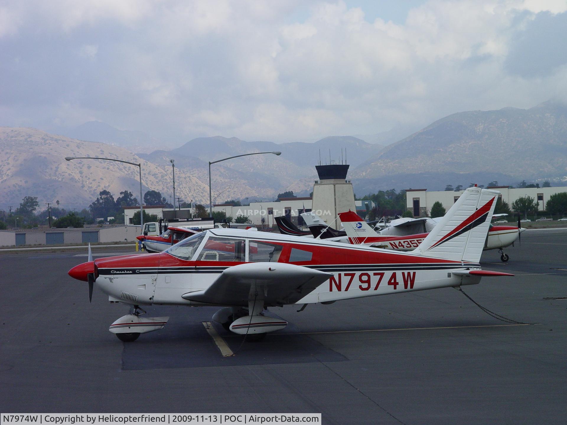 N7974W, 1964 Piper PA-28-180 C/N 28-2027, Parked in Transient Parking