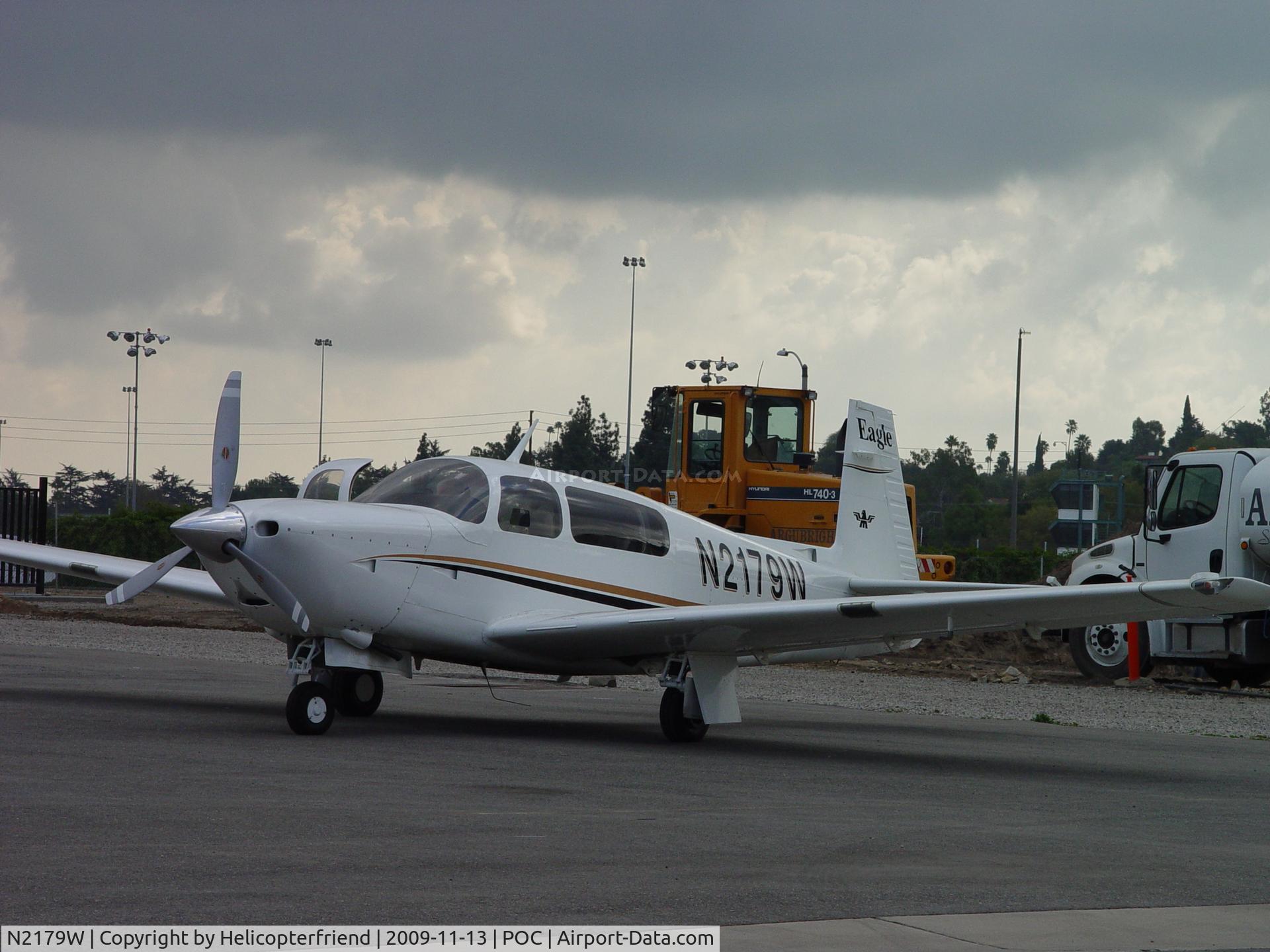N2179W, 1999 Mooney M20S Eagle C/N 30-0033, Parked at Howard Aviation