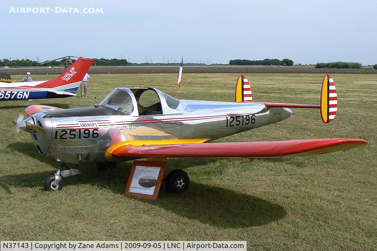 N37143, 1941 Erco 415C Ercoupe C/N 110, Warbirds on Parade 2009 - at Lancaster Airport, Texas