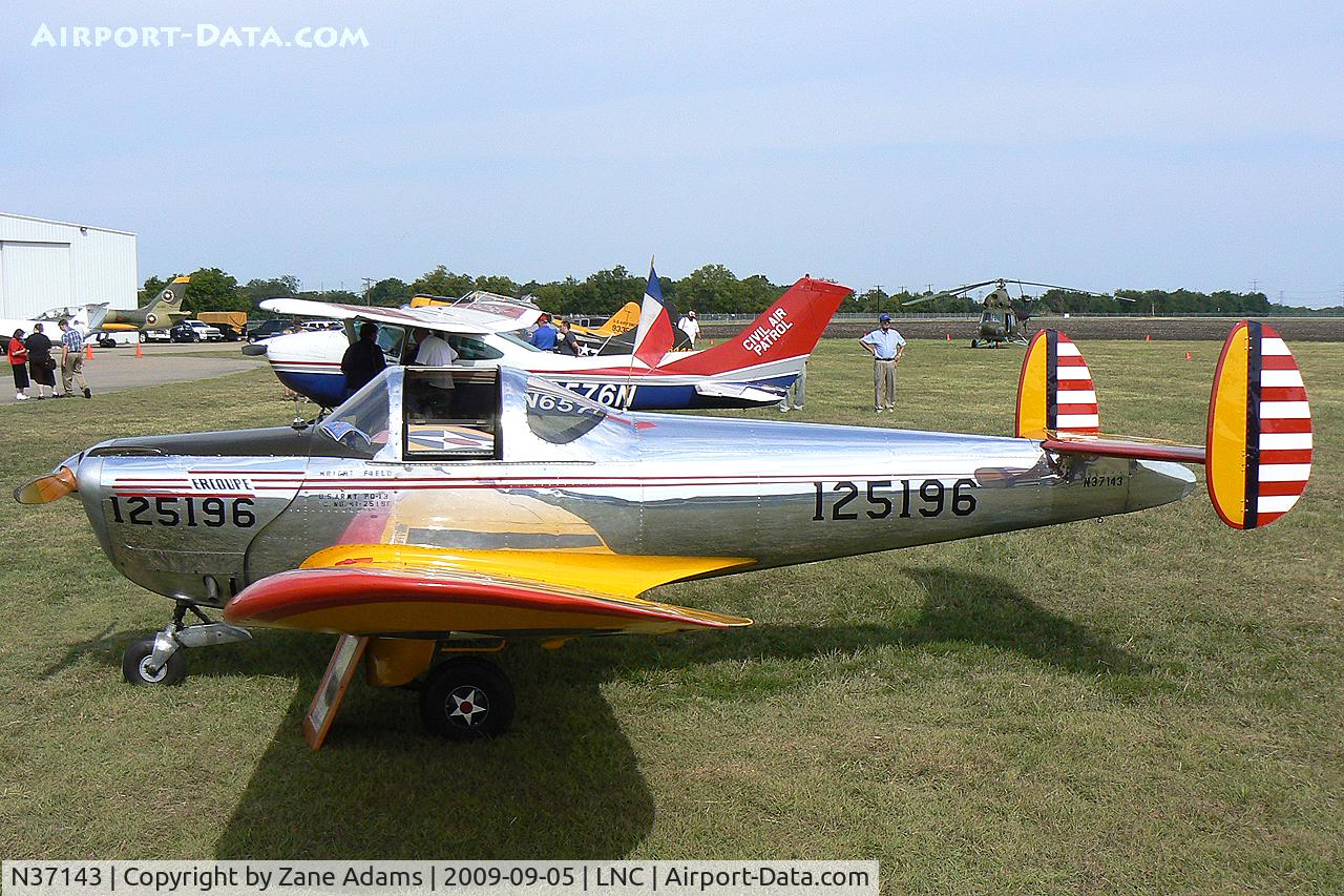 N37143, 1941 Erco 415C Ercoupe C/N 110, Warbirds on Parade 2009 - at Lancaster Airport, Texas