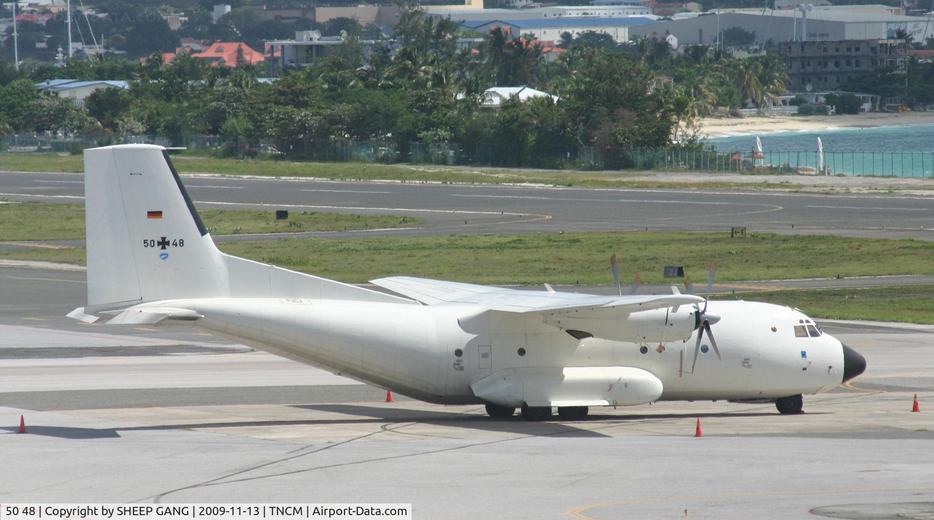 50 48, Transall C-160D C/N D70, the german airforce Transall C-160D waiting for there next flight
