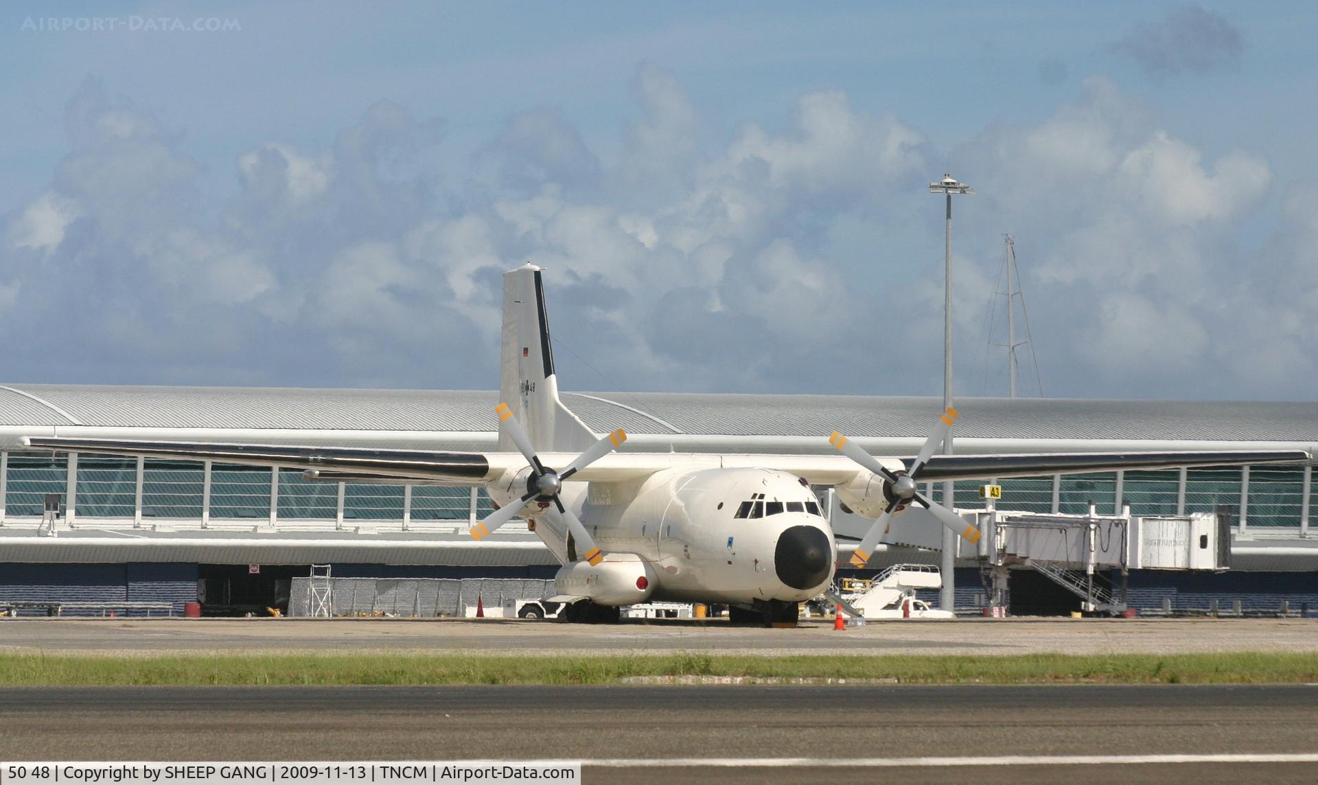 50 48, Transall C-160D C/N D70, a front look at the german bird Air Force Transall C-160D 