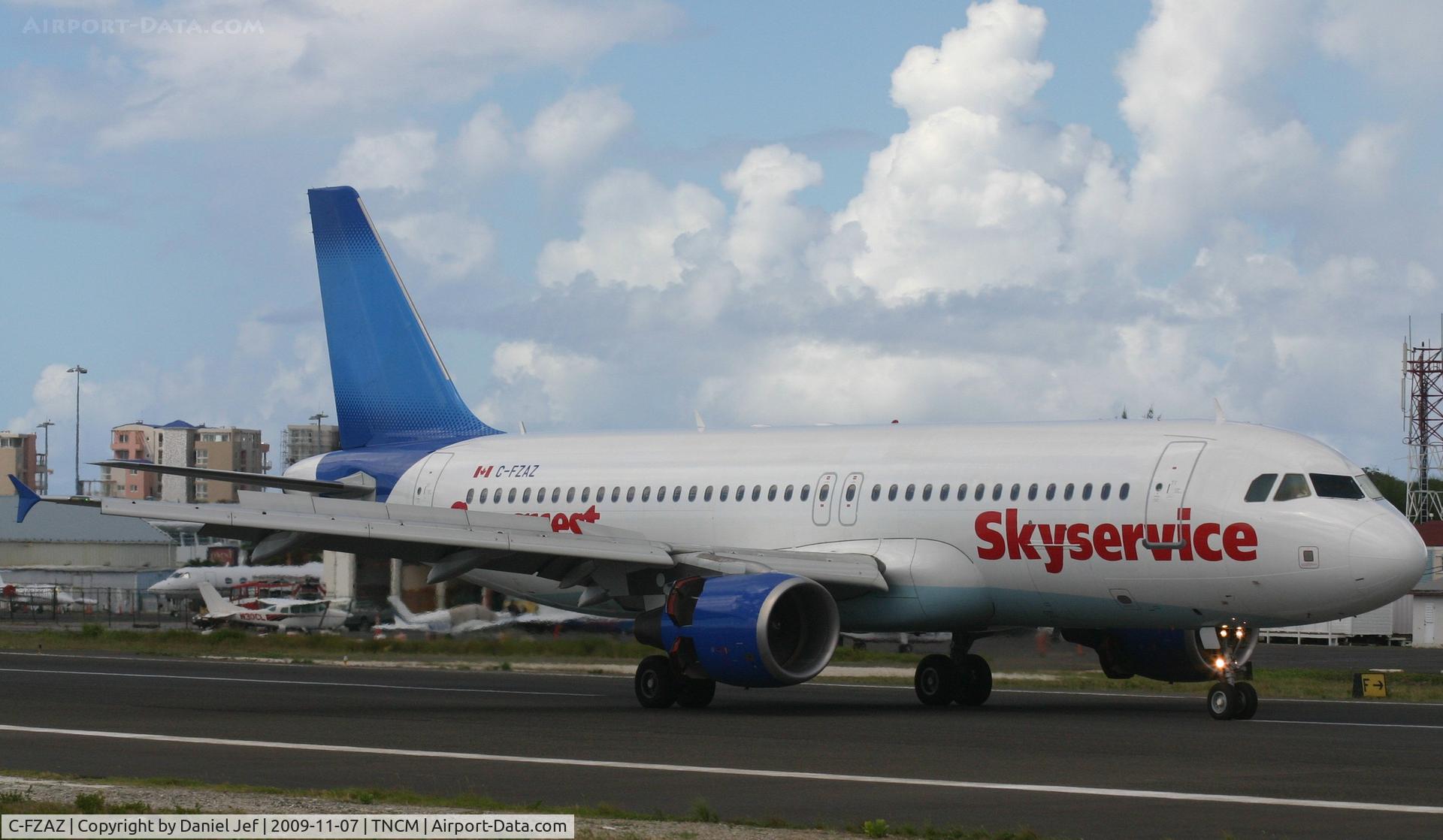 C-FZAZ, 2003 Airbus A320-214 C/N 2003, Making use of all there stopping power