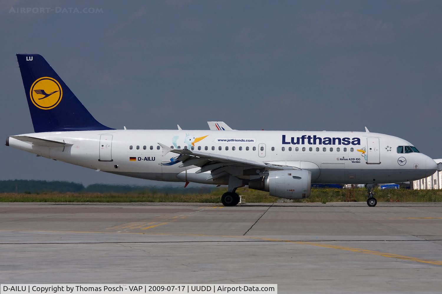 D-AILU, 1997 Airbus A319-114 C/N 744, Lufthansa