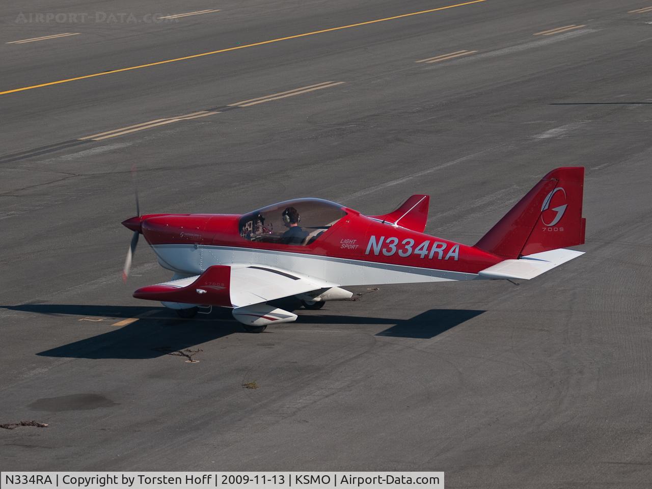 N334RA, 2008 Aero AT-4 LSA C/N AT4-016, N334RA about to shut down