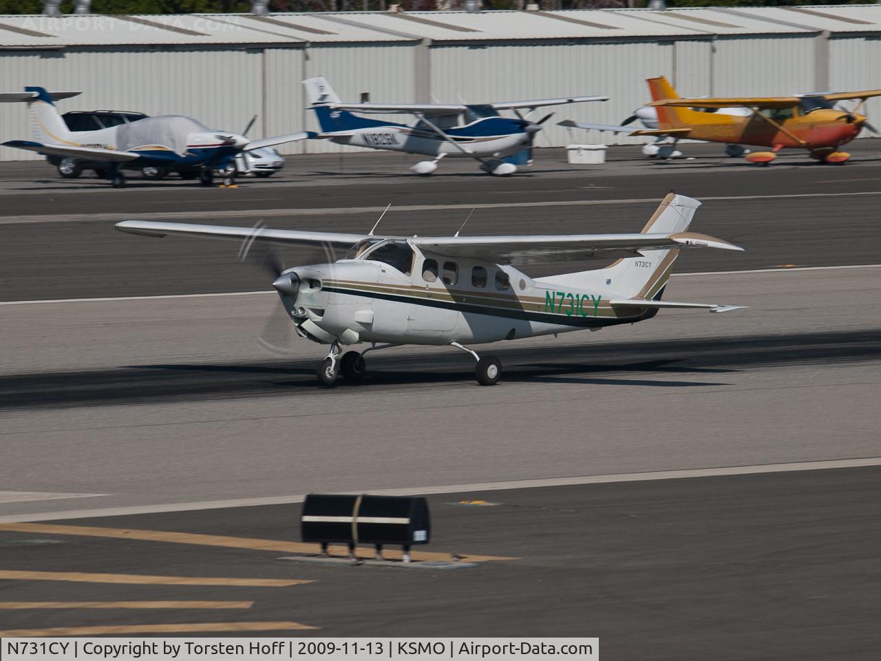 N731CY, 1979 Cessna P210N Pressurised Centurion C/N P21000442, N731CY departing from RWY 21