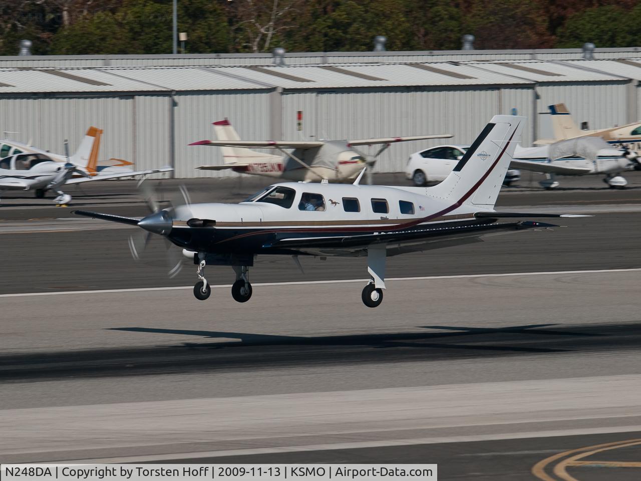 N248DA, 2003 Piper PA-46-500TP C/N 4697156, N248DA arriving on RWY 21