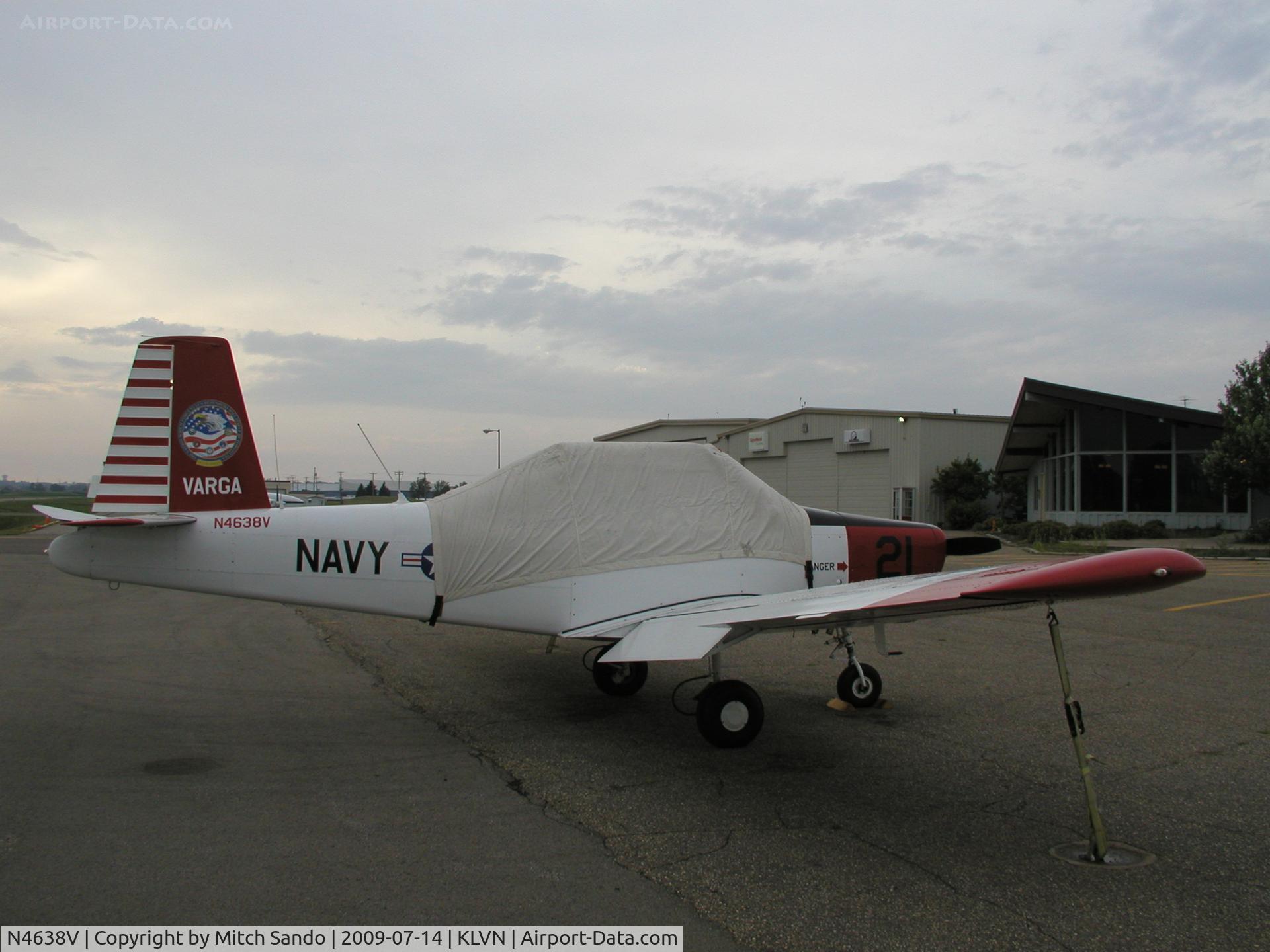 N4638V, 1978 Varga 2150A Kachina C/N VAC-93-78, Parked on the ramp at Airlake.