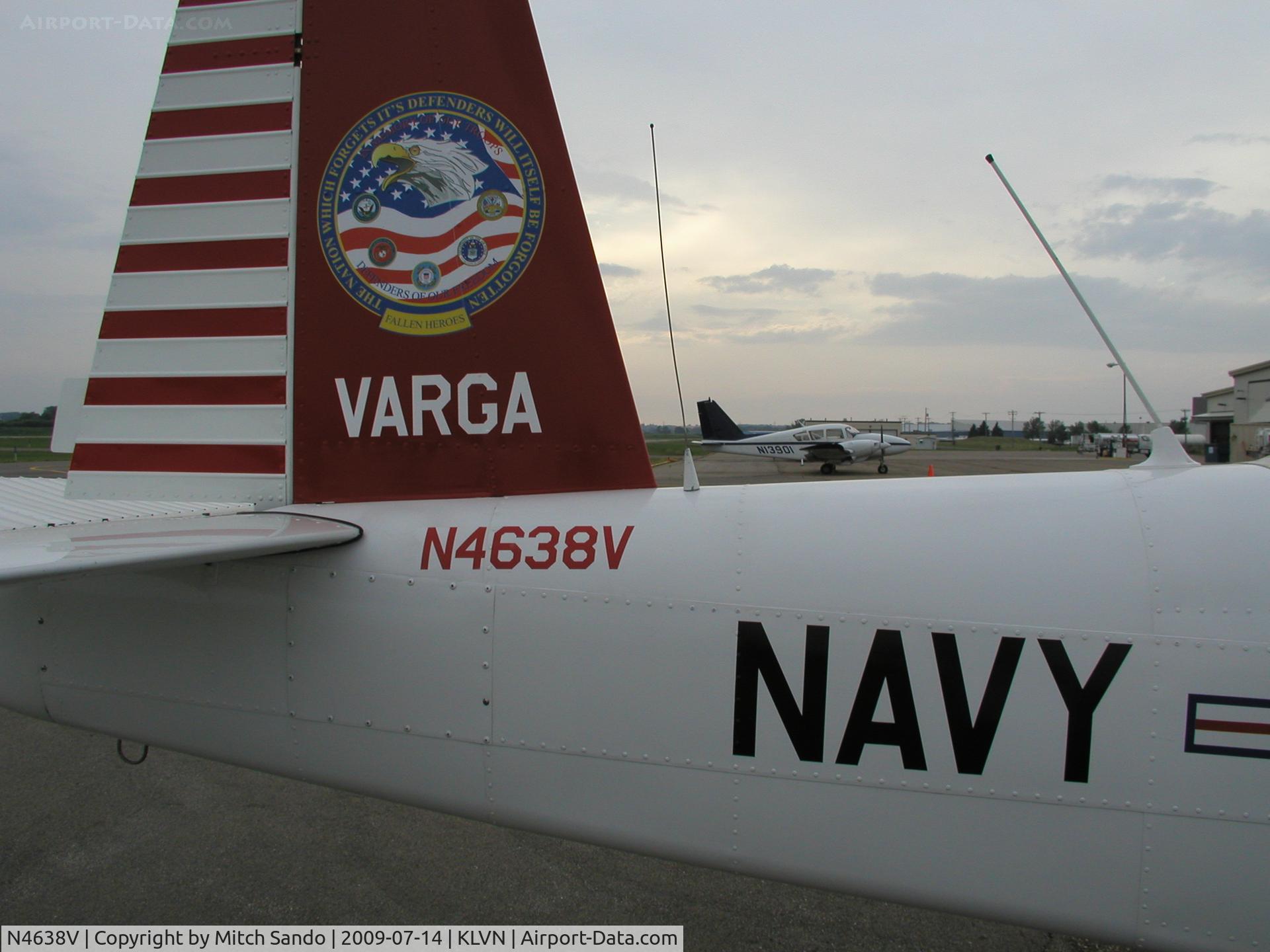 N4638V, 1978 Varga 2150A Kachina C/N VAC-93-78, Parked on the ramp at Airlake.