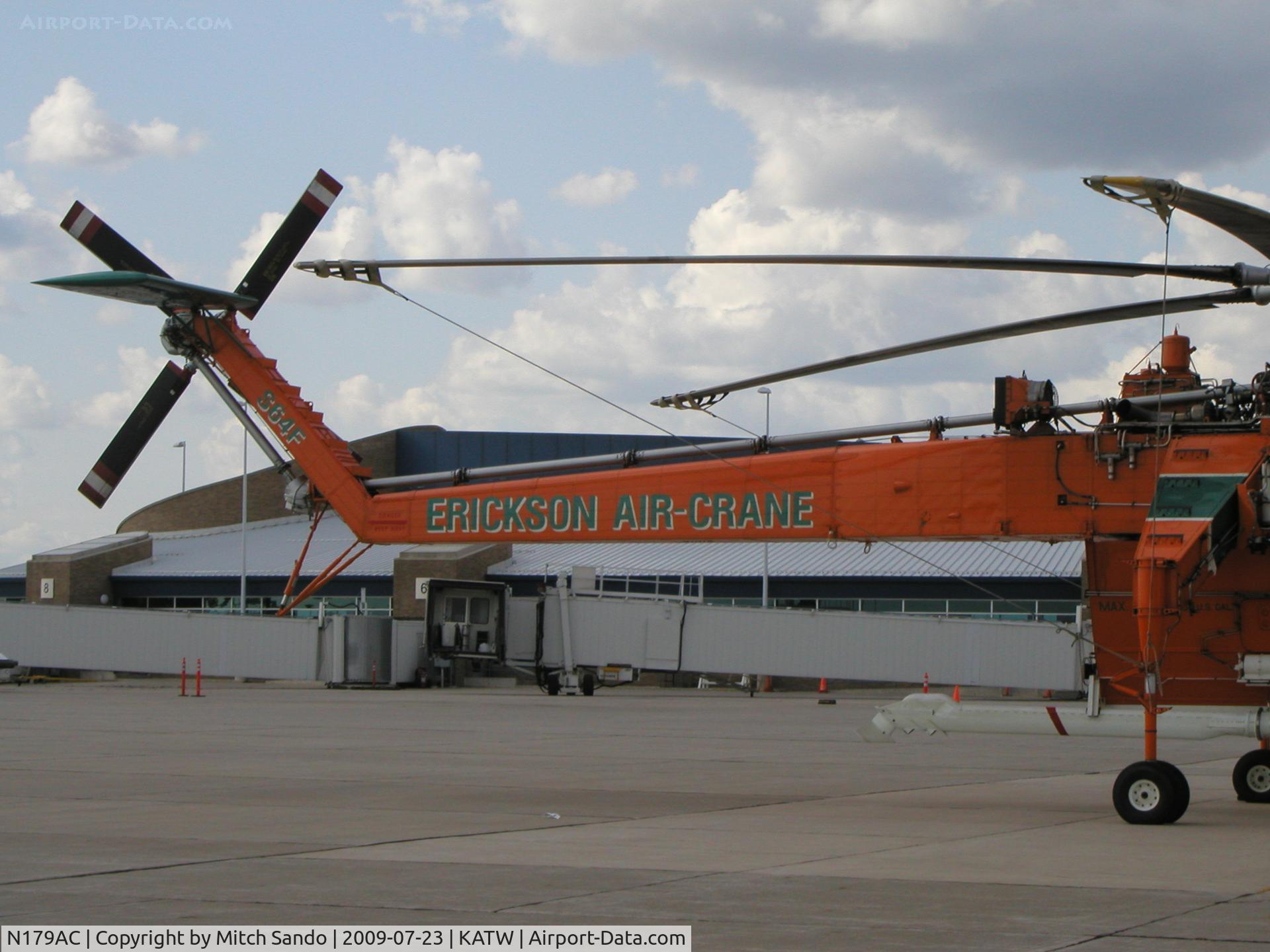 N179AC, 1970 Sikorsky S-64F Skycrane C/N 64091, Parked on the ramp at Maxair.