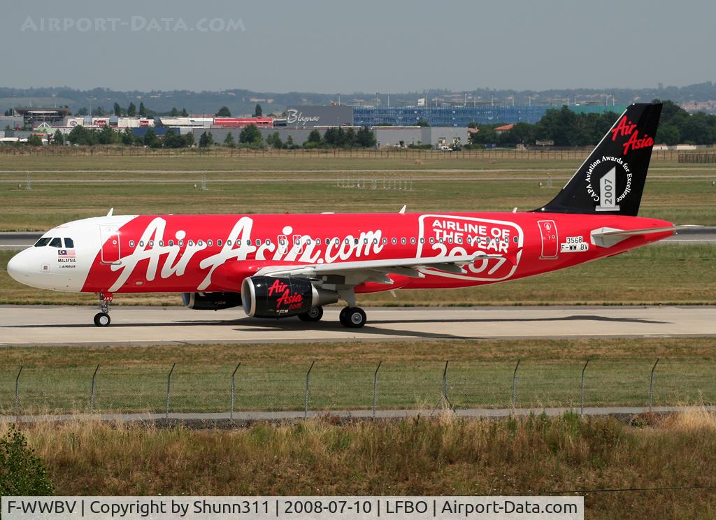 F-WWBV, 2008 Airbus A320-216 C/N 3568, C/n 3568 - To be 9M-AHO - Special c/s on left side