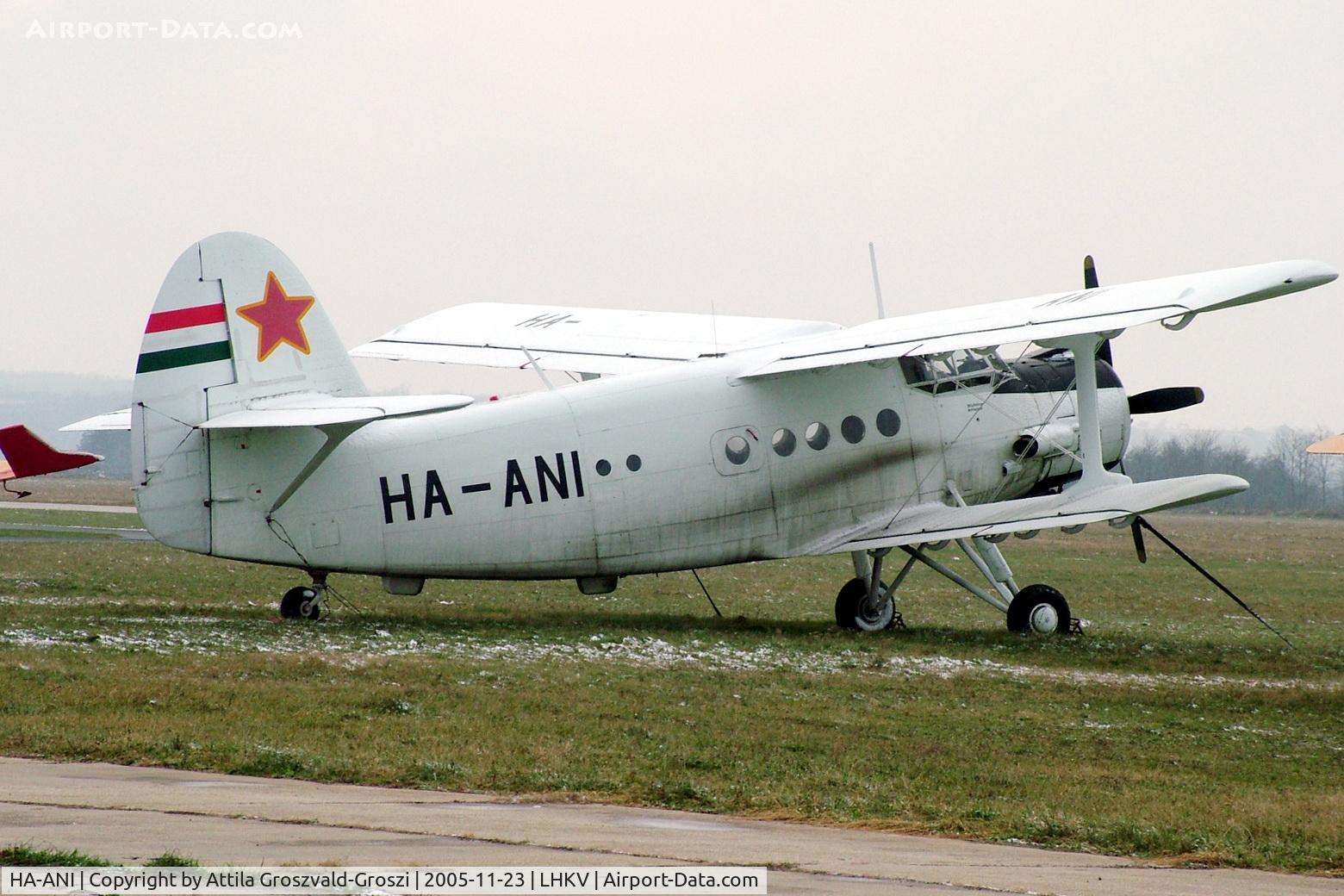 HA-ANI, 1972 Antonov An-2P C/N 1G132-55, Kaposújlak airport, Hungary