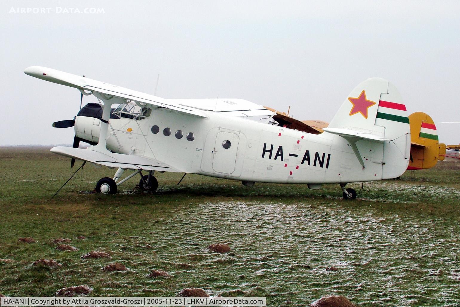 HA-ANI, 1972 Antonov An-2P C/N 1G132-55, Kaposújlak airport, Hungary