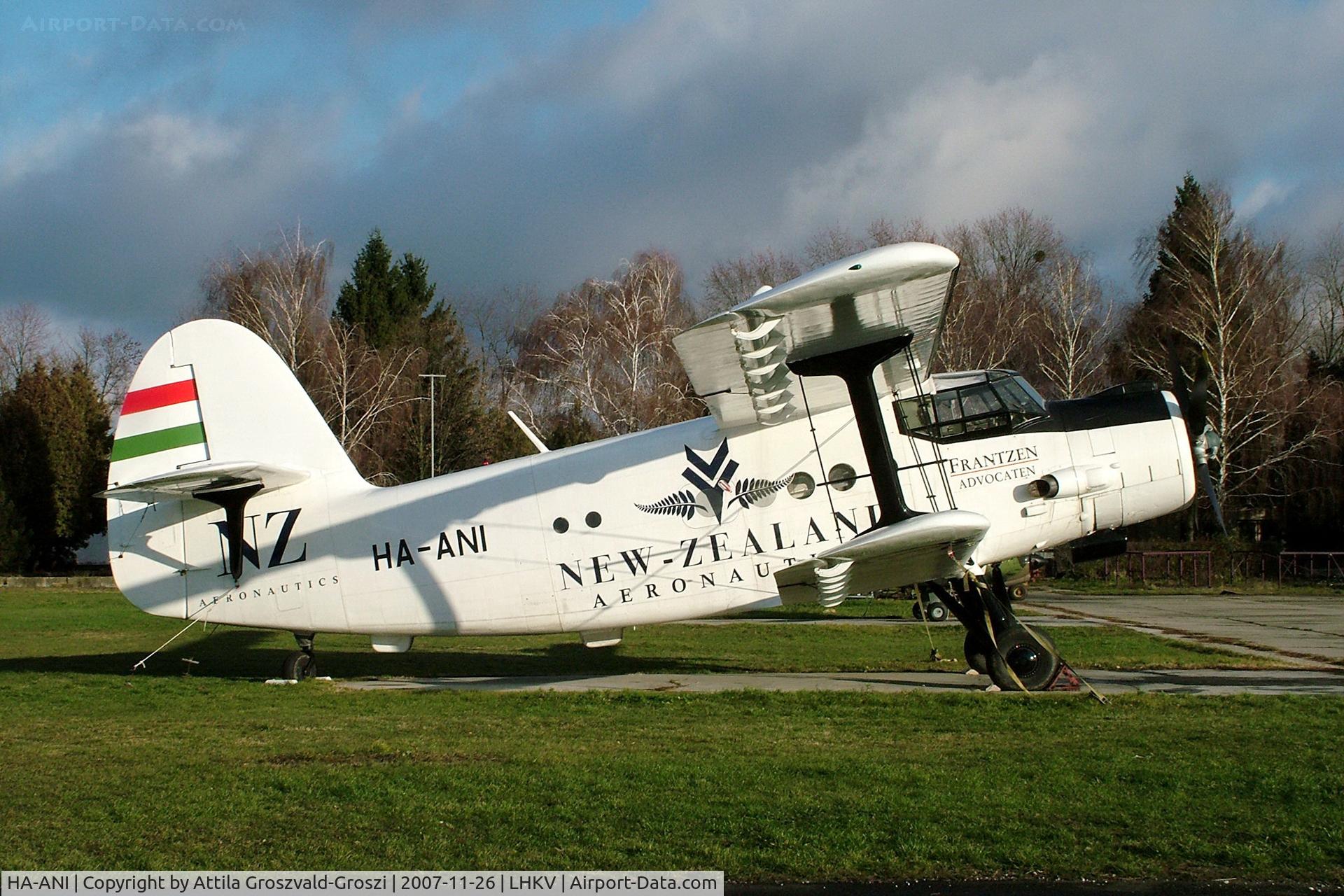 HA-ANI, 1972 Antonov An-2P C/N 1G132-55, Kaposújlak airport, Hungary