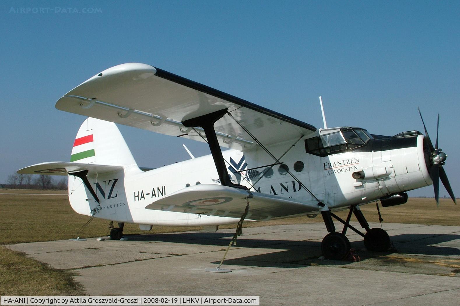 HA-ANI, 1972 Antonov An-2P C/N 1G132-55, Kaposújlak airport, Hungary