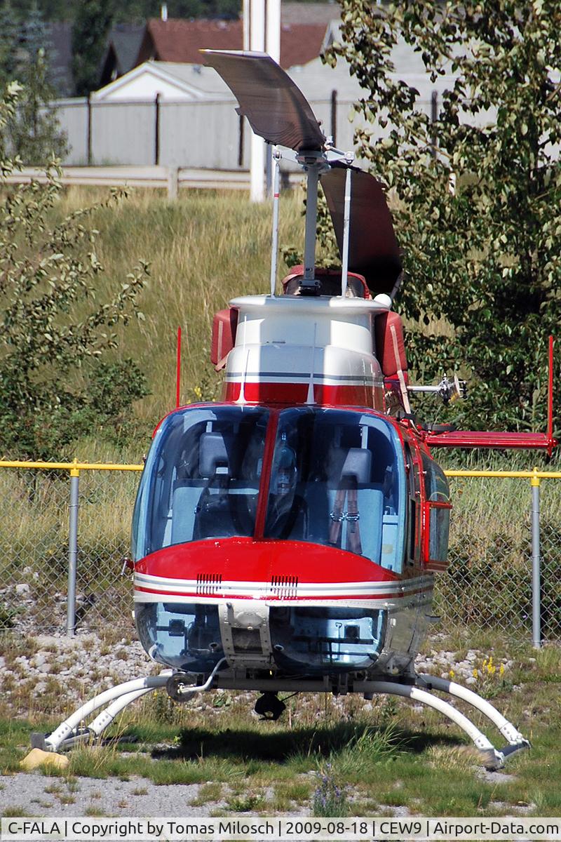 C-FALA, 1996 Bell 407 C/N 53115, Canmore - Municipal Heliport