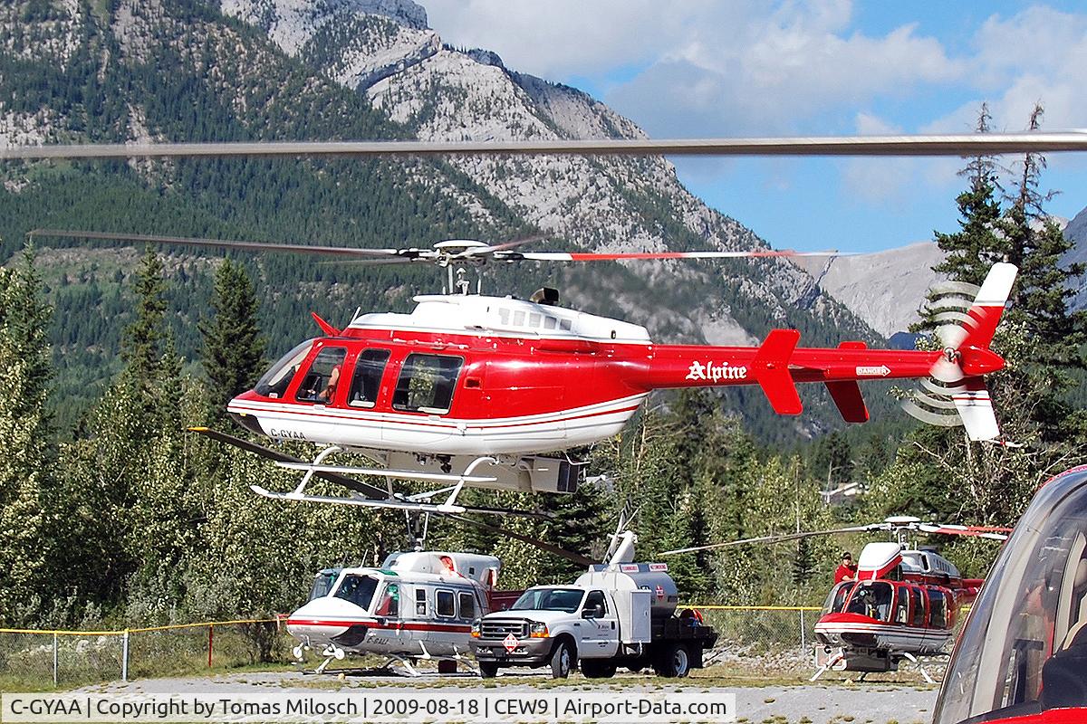 C-GYAA, Bell 407 C/N 53152, Canmore - Municipal Heliport
