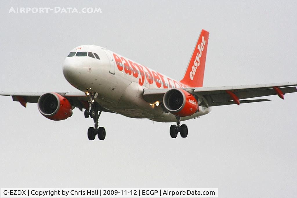 G-EZDX, 2009 Airbus A319-111 C/N 3754, Easyjet