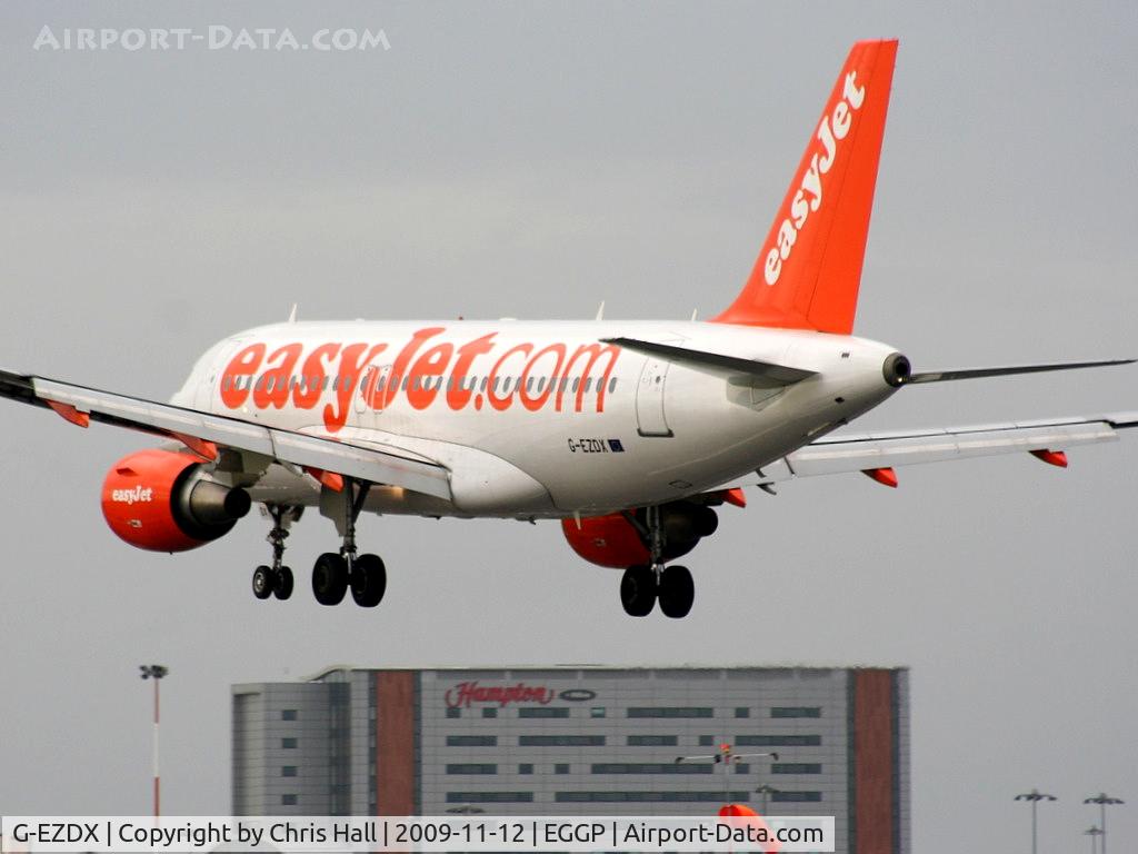 G-EZDX, 2009 Airbus A319-111 C/N 3754, Easyjet