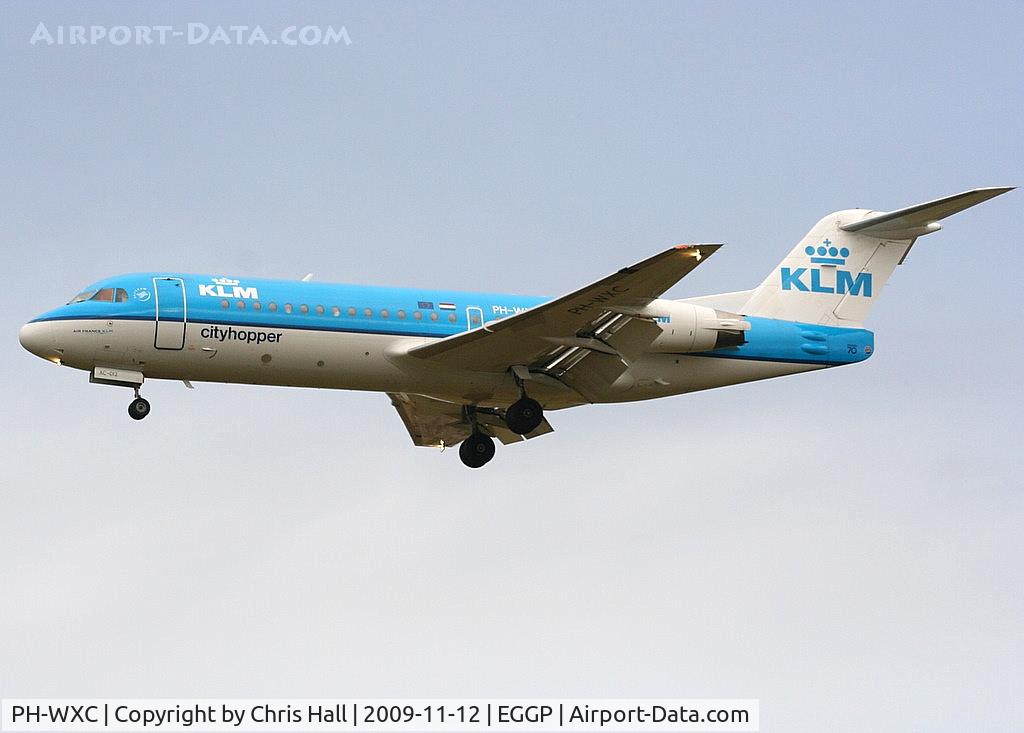 PH-WXC, 1996 Fokker 70 (F-28-0070) C/N 11574, KLM