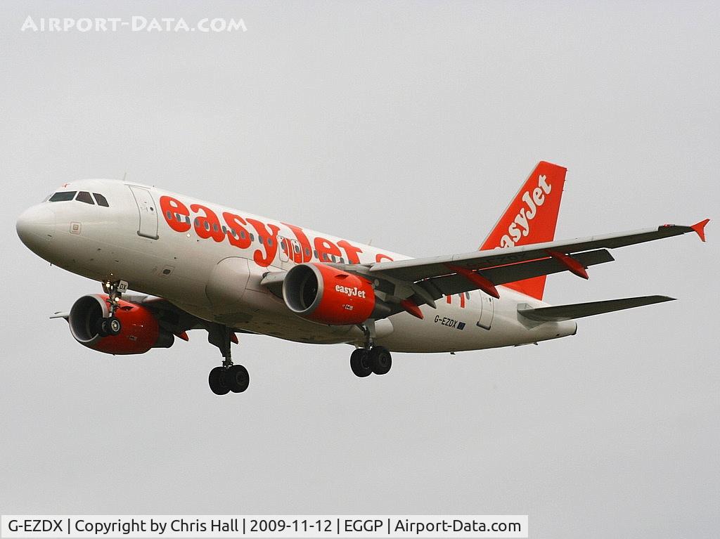 G-EZDX, 2009 Airbus A319-111 C/N 3754, Easyjet