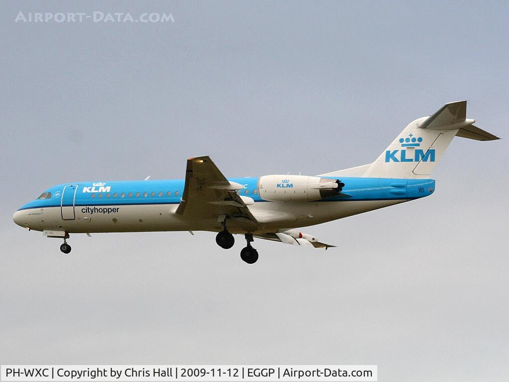PH-WXC, 1996 Fokker 70 (F-28-0070) C/N 11574, KLM