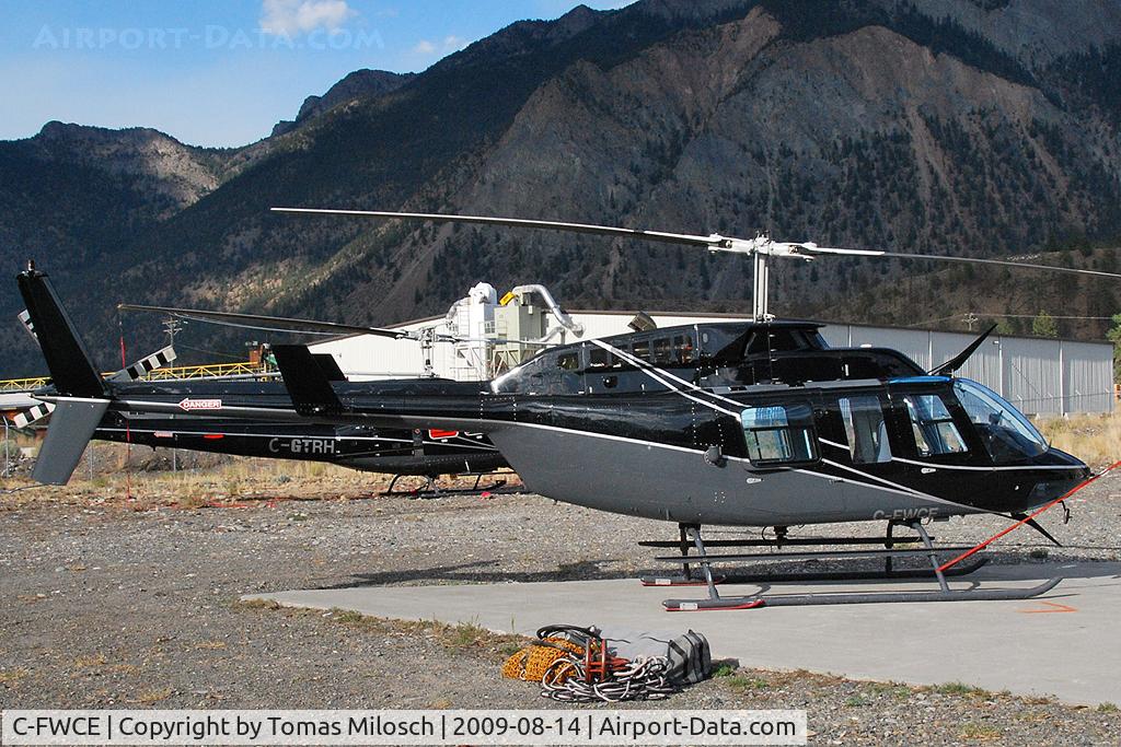 C-FWCE, 1978 Bell 206L-1 LongRanger II C/N 45172, CC Helicopters' base in Lillooet, British Columbia