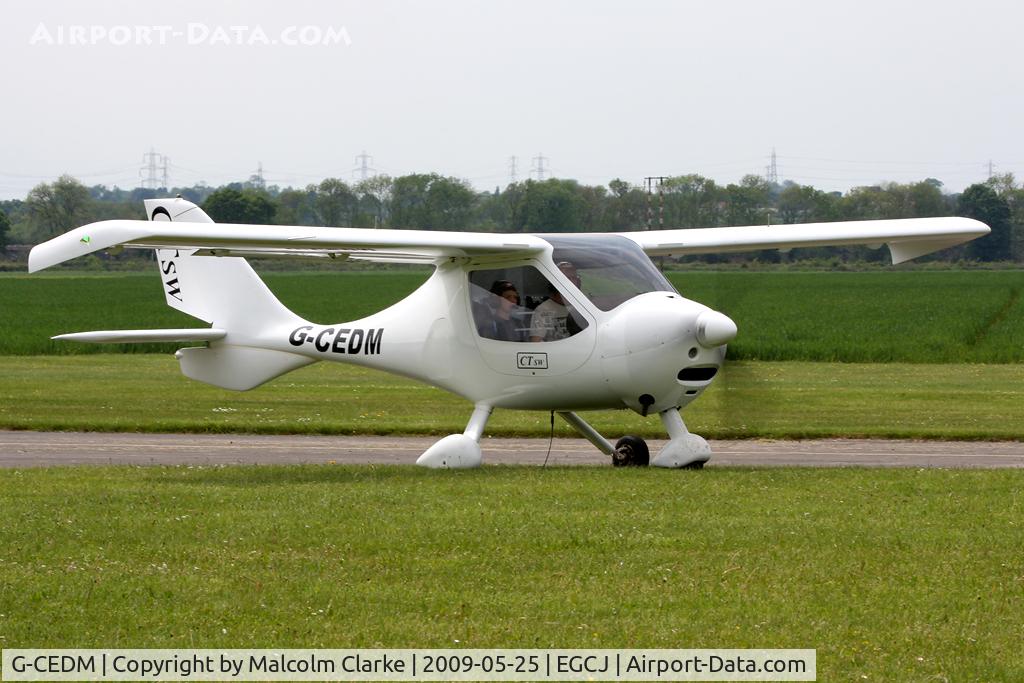 G-CEDM, 2006 Flight Design CTSW C/N 8214, Flight Design CTSW at Sherburn-in-Elmet Airfield, UK.