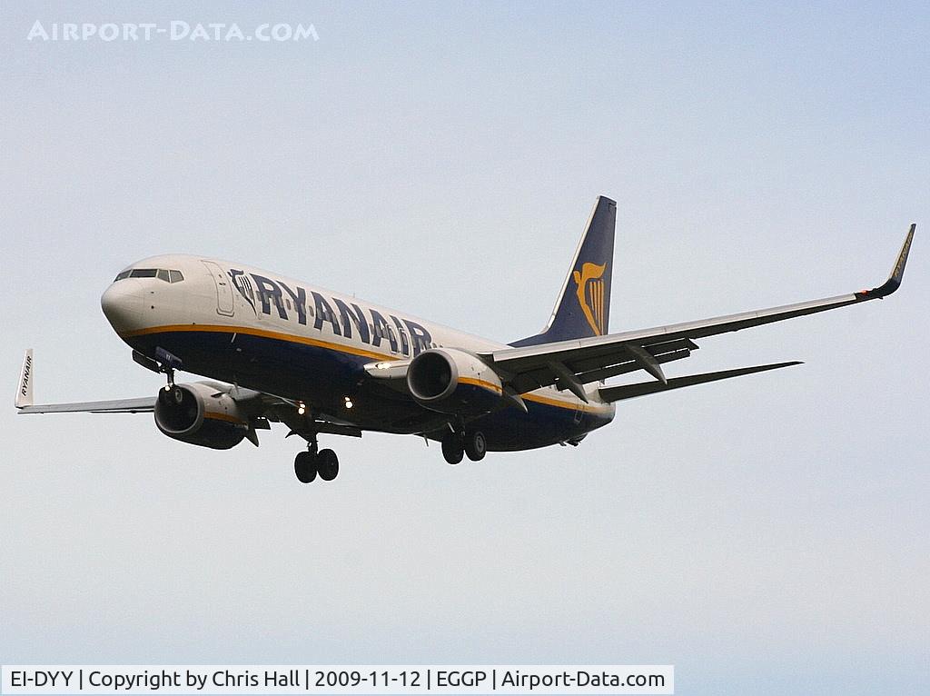 EI-DYY, 2008 Boeing 737-8AS C/N 37521, Ryanair
