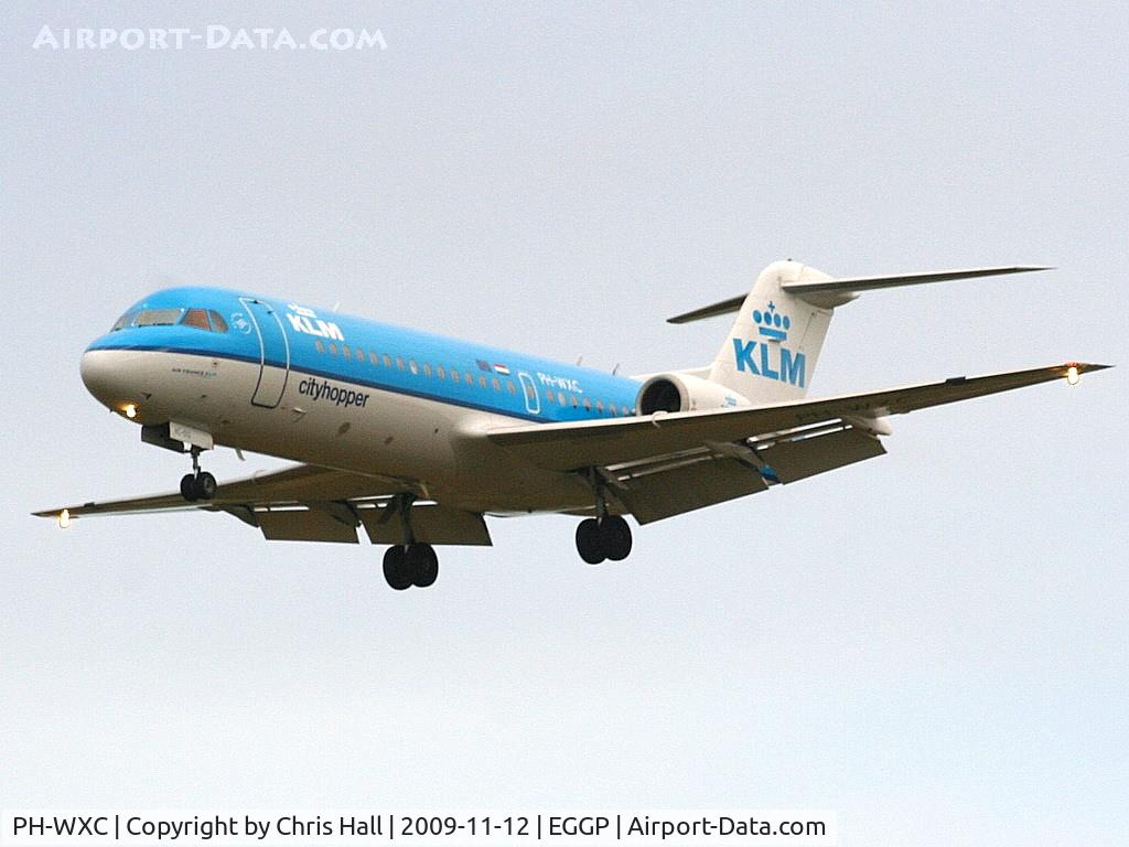 PH-WXC, 1996 Fokker 70 (F-28-0070) C/N 11574, KLM
